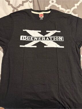 WWE Homage D-Generation X Black Graphic Tee.